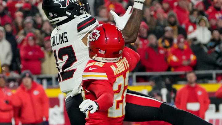 Kansas City Chiefs cornerback Trent McDuffie (22). Mandatory Credit: Denny Medley-Imagn Images
