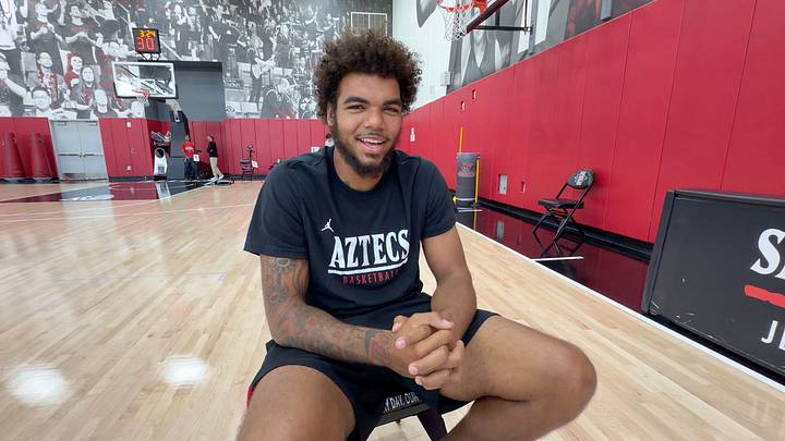 San Diego State Aztecs forward Bear Cherry.