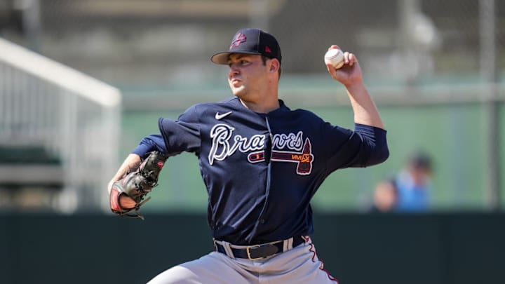 Atlanta braves navy jersey clearance