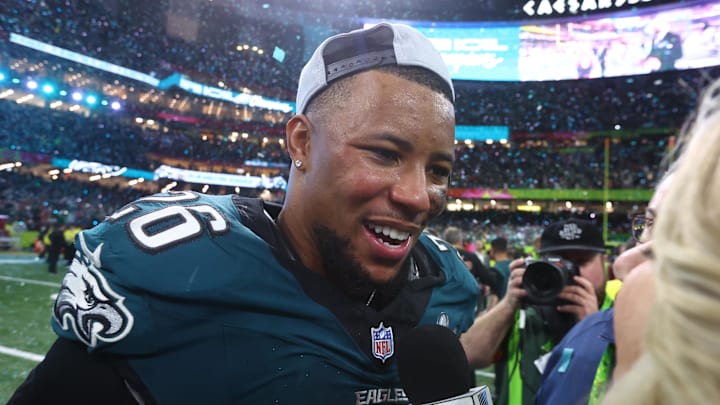 Saquon Barkley has a lofty golf goal this offseason.