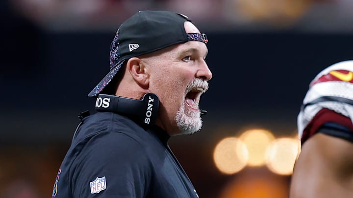 Washington Commanders head coach Dan Quinn Washington Commanders head coach Dan Quinn