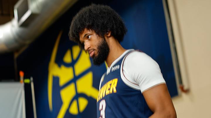 Sep 28, 2026; Denver, CO, USA; Denver Nuggets forward Marvin Bagley III (3) during media day at Ball Arena. Mandatory Credit: Isaiah J. Downing-Imagn Images Sep 28, 2026; Denver, CO, USA; Denver Nuggets forward Marvin Bagley III (3) during media day at Ball Arena. Mandatory Credit: Isaiah J. Downing-Imagn Images