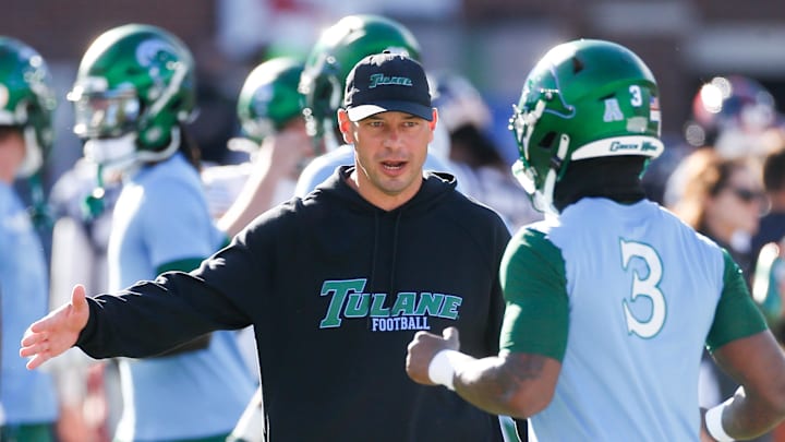 Florida Gators head coach Jon Sumrall coached his final game with Tulane in the College Football Playoff.
