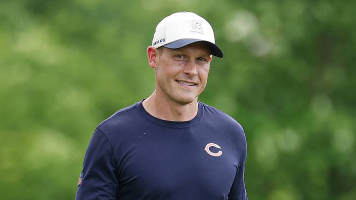 Chicago Bears head coach Ben Johnson