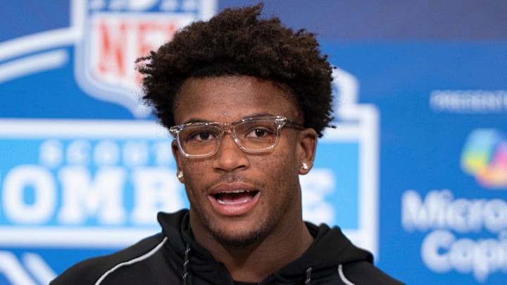 Ohio State Buckeyes safety Caleb Downs Ohio State Buckeyes safety Caleb Downs