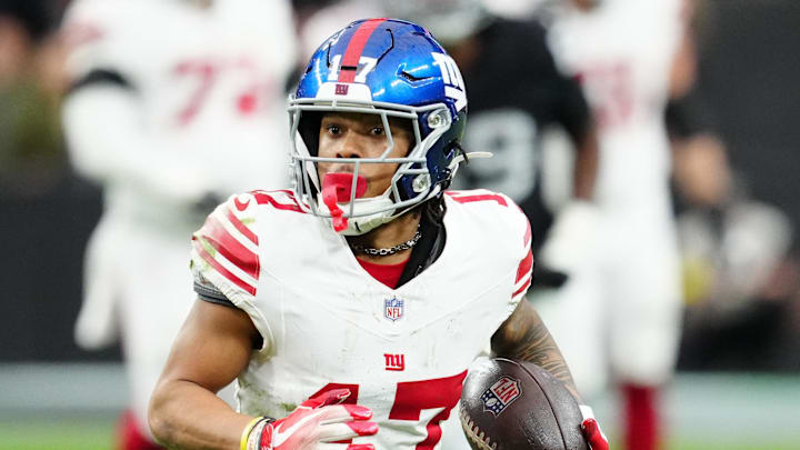 New York Giants wide receiver Wan'Dale Robinson (17). New York Giants wide receiver Wan'Dale Robinson (17).