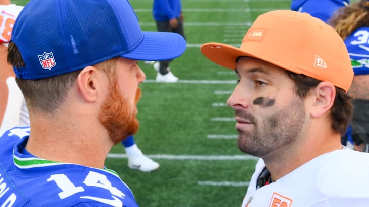 The Seattle Seahawks are headed to the Super Bowl, but earlier this season, the Bucs walked into their house and beat them in an instant classic. Mandatory Credit: Steven Bisig-Imagn Images