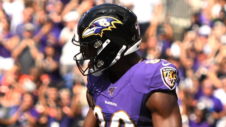 Baltimore Ravens wide receiver Miles Boykin