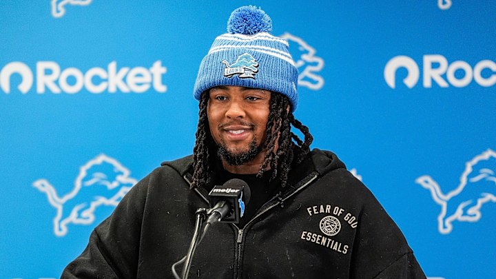 Detroit Lions first round draft selection Tyleik Williams.