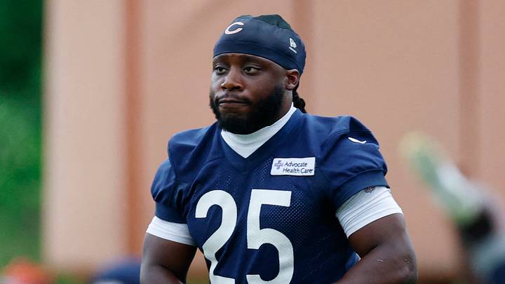 Chicago Bears running back Kyle Monangai