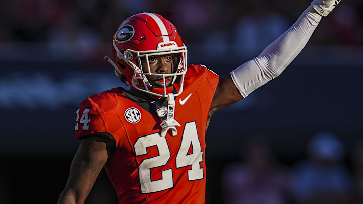 Georgia Bulldogs defensive back Malaki Starks could be the Atlanta Falcons' first-round draft pick.