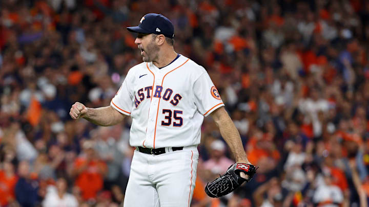 Houston Astros starting pitcher Justin Verlander (35) 