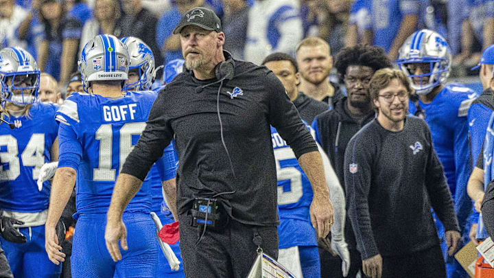 Detroit Lions head coach Dan Campbell.
