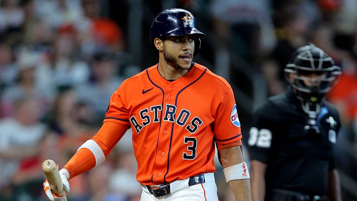Houston Astros shortstop Jeremy Pena (3) walks to the dugout after striking out. Credit: Erik Williams-Imagn Images Houston Astros shortstop Jeremy Pena (3) walks to the dugout after striking out. Credit: Erik Williams-Imagn Images