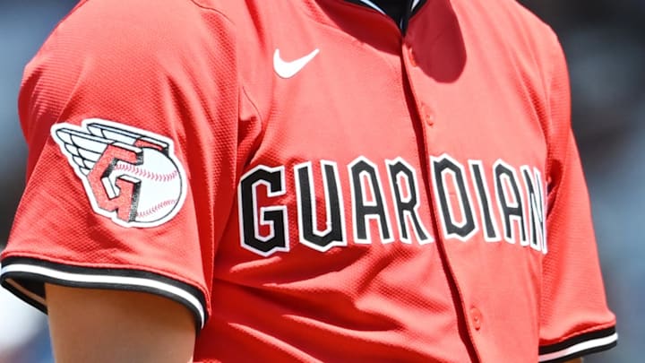 Jun 26, 2025; Cleveland, Ohio, USA; Cleveland Guardians starting pitcher Tanner Bibee (28) reacts after giving up a third run during the third inning against the Toronto Blue Jays at Progressive Field. Mandatory Credit: Ken Blaze-Imagn Images Jun 26, 2025; Cleveland, Ohio, USA; Cleveland Guardians starting pitcher Tanner Bibee (28) reacts after giving up a third run during the third inning against the Toronto Blue Jays at Progressive Field. Mandatory Credit: Ken Blaze-Imagn Images