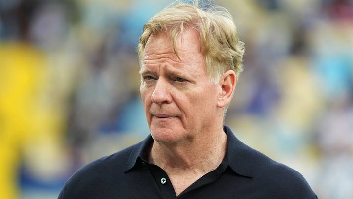 NFL commissioner Roger Goodell looks on. Mandatory Credit: Kirby Lee-Imagn Images NFL commissioner Roger Goodell looks on. Mandatory Credit: Kirby Lee-Imagn Images