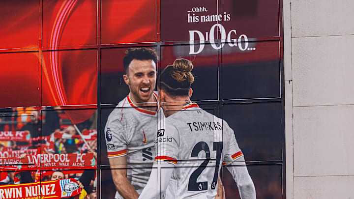 Diogo Jota will be permanently immortalised at Liverpool.