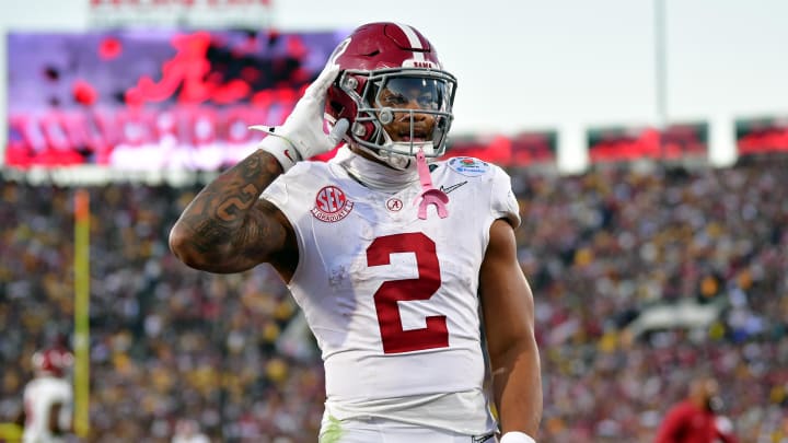 Atlanta Falcons sixth-round pick Jase McClellan was a standout for the Alabama Crimson Tide. Atlanta Falcons sixth-round pick Jase McClellan was a standout for the Alabama Crimson Tide.