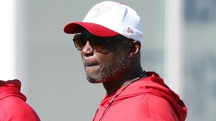 Jun 11, 2025; Tampa, FL, USA;  Tampa Bay Buccaneers head coach Todd Bowles at One Buc Place. Mandatory Credit: Kim Klement Neitzel-Imagn Images