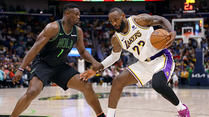 LeBron James y Los Angeles Lakers tratarán de ganar su pase a los Playoffs de la NBA en casa de los New Orleans Pelicans de Zion Williamson