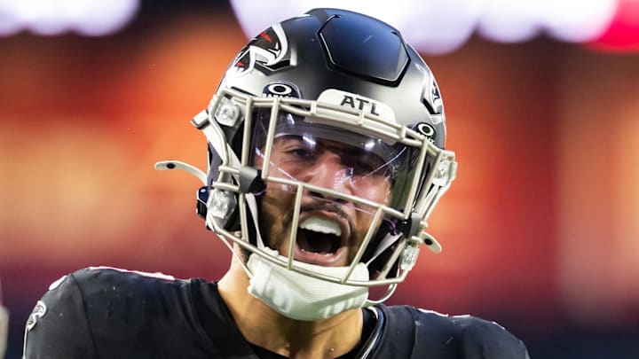 Atlanta Falcons safety Jessie Bates III against the Arizona Cardinals at State Farm Stadium.