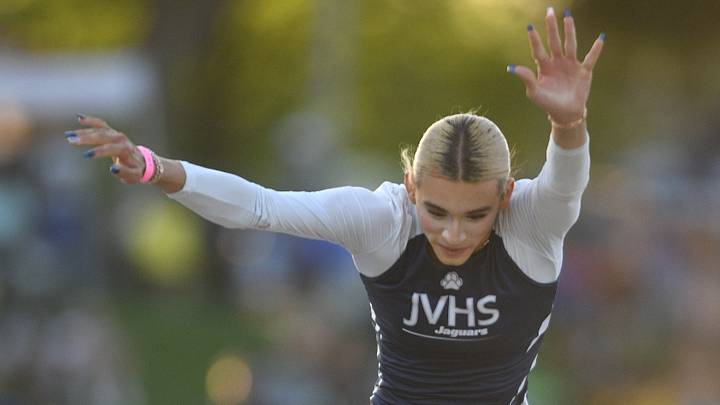 California high school transgender athlete AB Hernandez of Jurupa Valley, competes in the CIF state championships. California high school transgender athlete AB Hernandez of Jurupa Valley, competes in the CIF state championships.