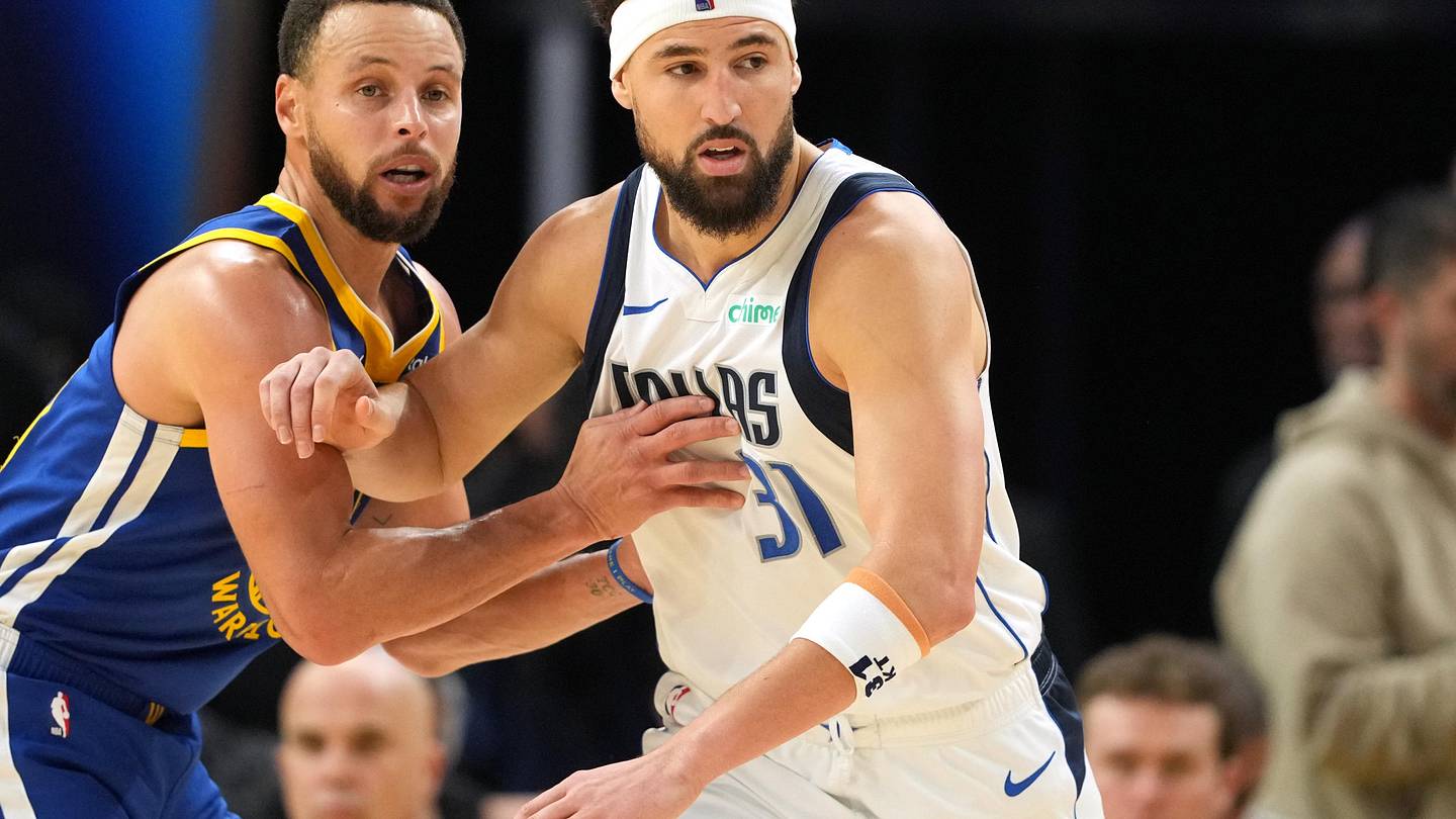 Steph Curry admits he was chasing Mavericks' Klay Thompson during ...