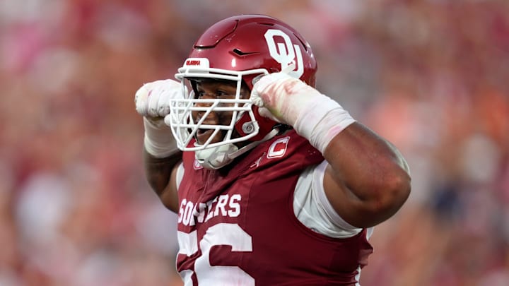 Oklahoma Sooners defensive lineman Gracen Halton (56)