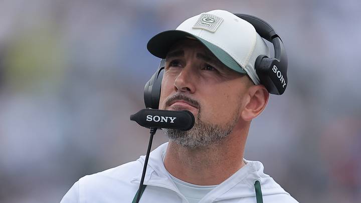 Sep 20, 2026; East Rutherford, New Jersey, USA; Green Bay Packers head coach Matt LaFleur on the sidelines during the fourth quarter against the New York Jets at MetLife Stadium. Mandatory Credit: Brad Penner-Imagn Images Sep 20, 2026; East Rutherford, New Jersey, USA; Green Bay Packers head coach Matt LaFleur on the sidelines during the fourth quarter against the New York Jets at MetLife Stadium. Mandatory Credit: Brad Penner-Imagn Images