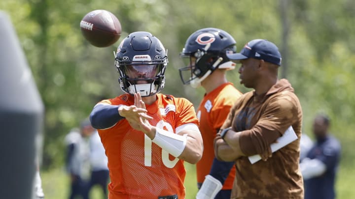 Caleb Williams' success or failure as a rookie is called by ESPN the overriding factor in determing the Bears' record. 