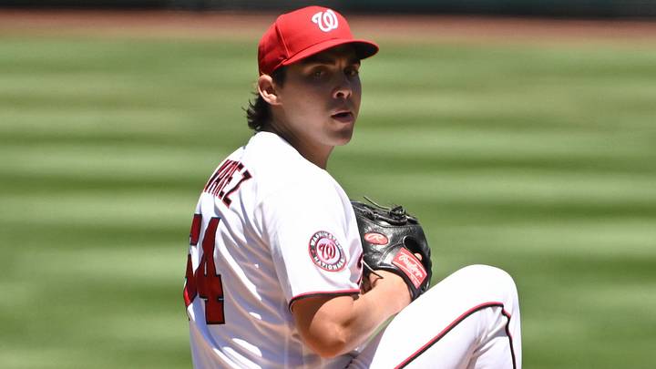 Washington Nationals pitcher Andrew Alvarez