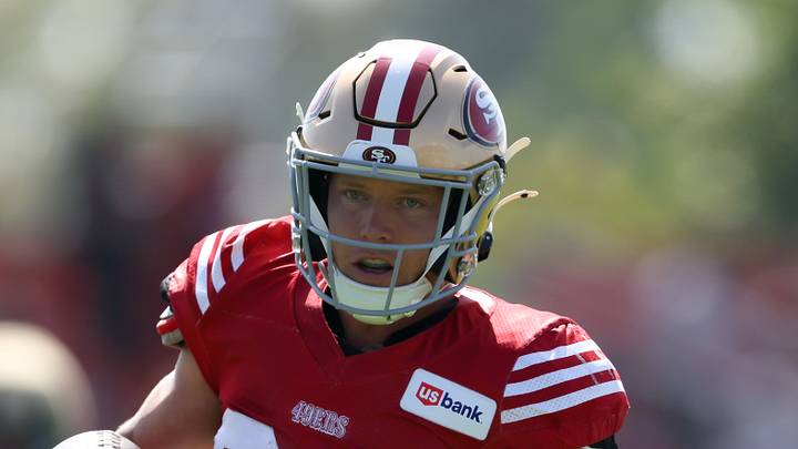 San Francisco 49ers running back Christian McCaffrey (23)