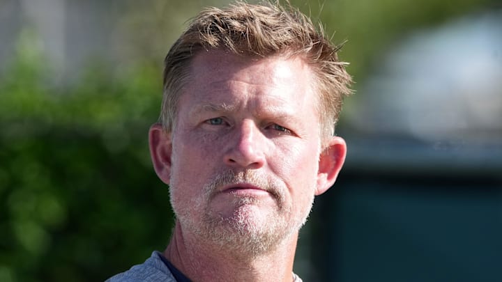 Los Angeles Rams general manager Les Snead. Mandatory Credit: Kirby Lee-Imagn Images