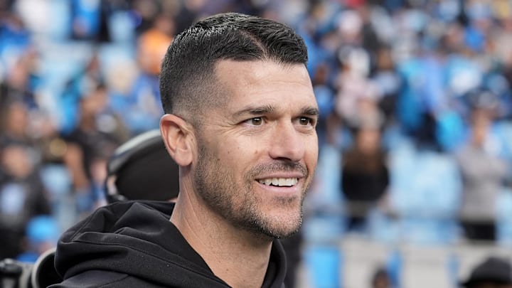 Carolina Panthers head coach Dave Canales