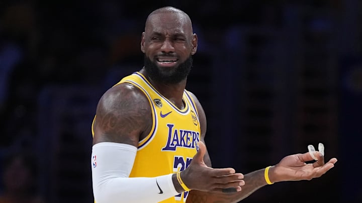 Los Angeles Lakers forward LeBron James