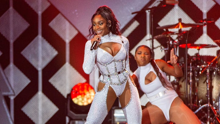 Normani Kordei performs at the iHeartRadio Jingle Ball Los Angeles held at The Forum. 