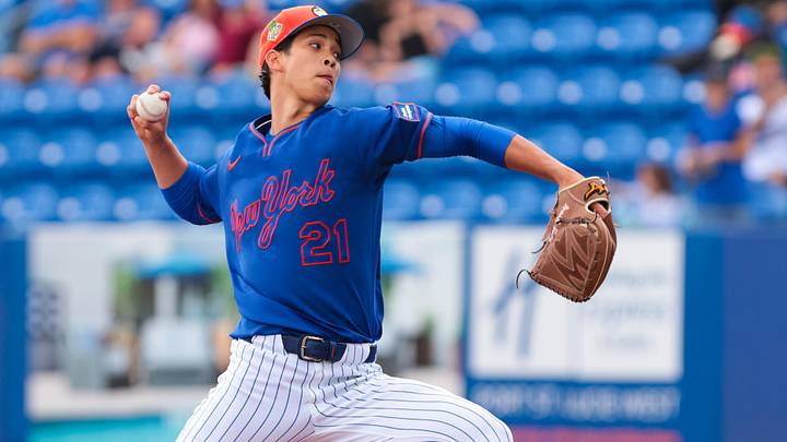 Jonah Tong could be in play for a big league start for the Mets in the coming days. Jonah Tong could be in play for a big league start for the Mets in the coming days.