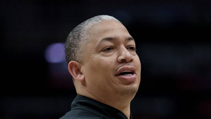 LA Clippers head coach Tyronn Lue reacts during the first half against the New Orleans Pelicans at Smoothie King Center on Mar 19, 2026. LA Clippers head coach Tyronn Lue reacts during the first half against the New Orleans Pelicans at Smoothie King Center on Mar 19, 2026.