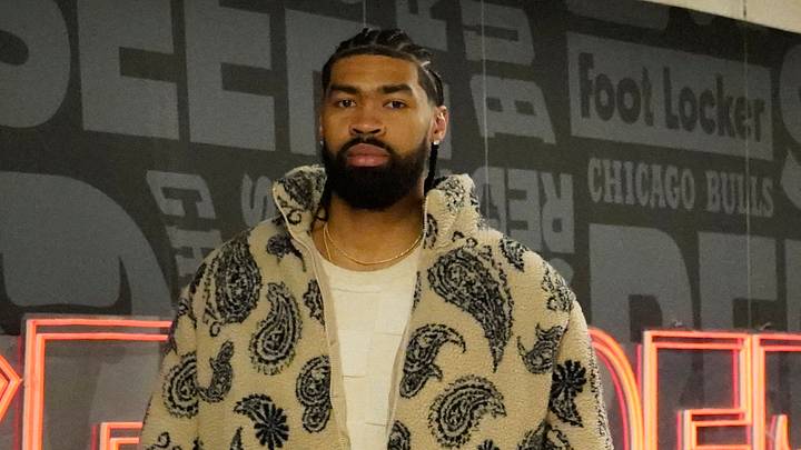 Feb 7, 2026; Chicago, Illinois, USA; Chicago Bulls center Nick Richards (13) enters the United Center before the game against the Denver Nuggets Mandatory Credit: David Banks-Imagn Images