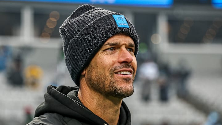 Carolina Panthers head coach Dave Canales Carolina Panthers head coach Dave Canales