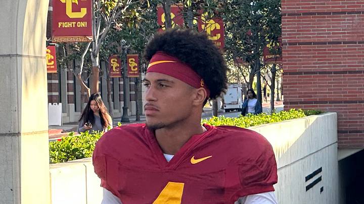 USC Trojans freshman wide receiver Trent Mosley
