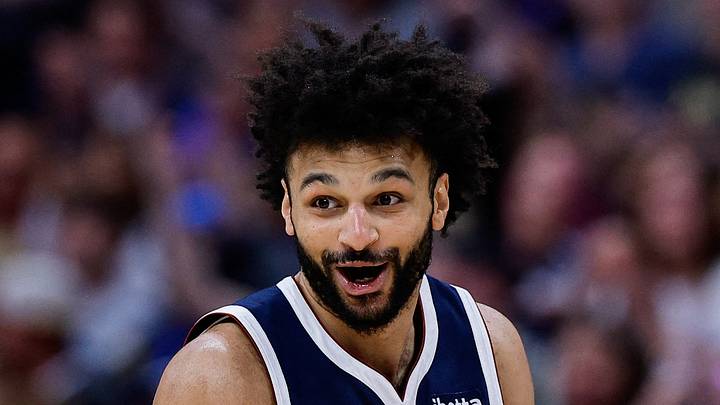Mar 25, 2026; Denver, Colorado, USA; Denver Nuggets guard Jamal Murray (27) reacts after a play in the third quarter against the Dallas Mavericks at Ball Arena. Mandatory Credit: Isaiah J. Downing-Imagn Images Mar 25, 2026; Denver, Colorado, USA; Denver Nuggets guard Jamal Murray (27) reacts after a play in the third quarter against the Dallas Mavericks at Ball Arena. Mandatory Credit: Isaiah J. Downing-Imagn Images