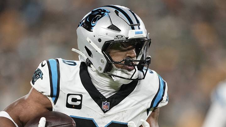 Carolina Panthers running back Chuba Hubbard