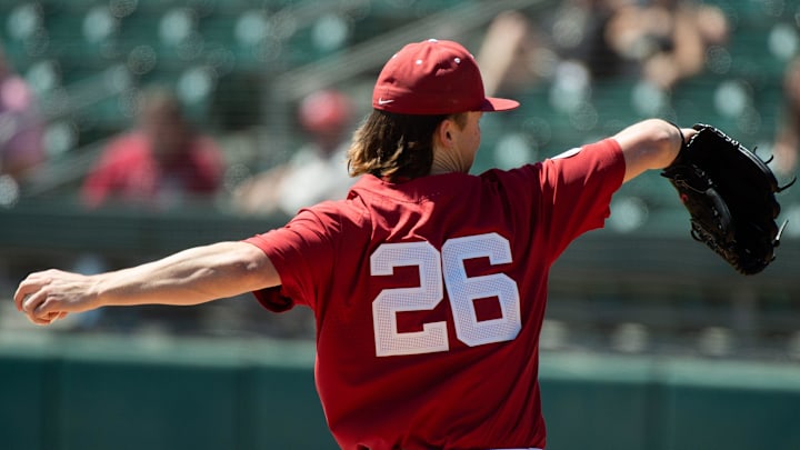 Alabama pitcher Grayson Hitt pitches at Sewell-Thomas Stadium Sunday, April 3, 2022. The Crimson Tide defeated Texas A&M 8-4. Gary Cosby Jr./Tuscaloosa News
Alabama Vs Texas A M Sec Baseball Alabama pitcher Grayson Hitt pitches at Sewell-Thomas Stadium Sunday, April 3, 2022. The Crimson Tide defeated Texas A&M 8-4. Gary Cosby Jr./Tuscaloosa News
Alabama Vs Texas A M Sec Baseball