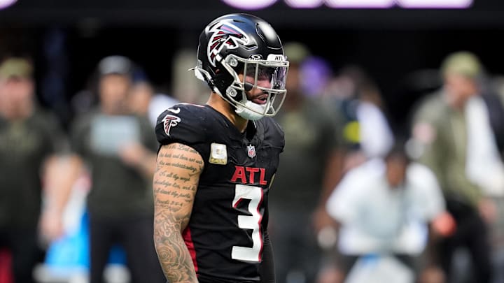 Atlanta Falcons safety Jessie Bates III Atlanta Falcons safety Jessie Bates III
