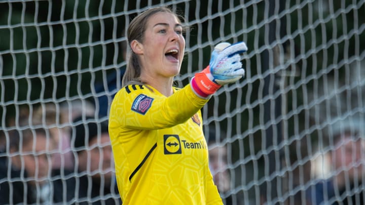 Mary Earps reached the milestone against Chelsea