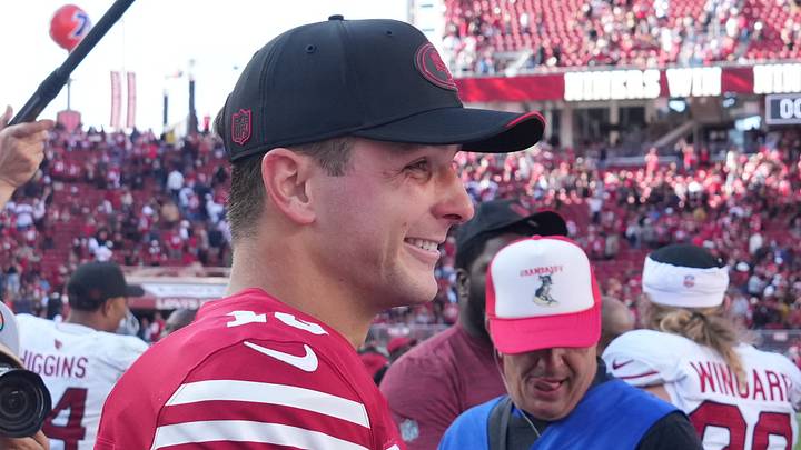 San Francisco 49ers quarterback Brock Purdy 