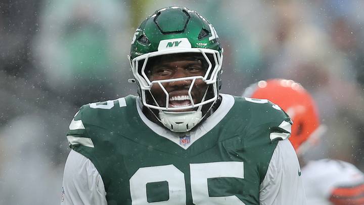 New York Jets defensive tackle Darrell Jackson Jr. New York Jets defensive tackle Darrell Jackson Jr.