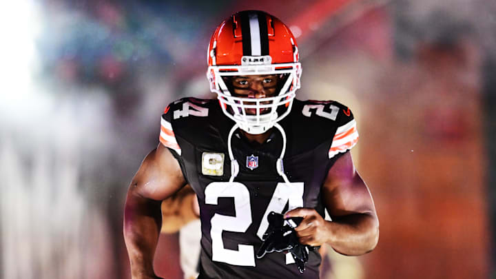 Former Cleveland Browns running back Nick Chubb 