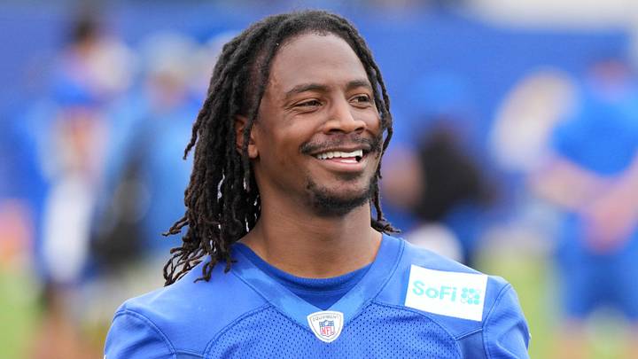 Los Angeles Rams receiver Tutu Atwell. Los Angeles Rams receiver Tutu Atwell.